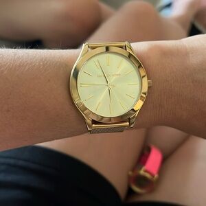 Michael Kors gold watch classic